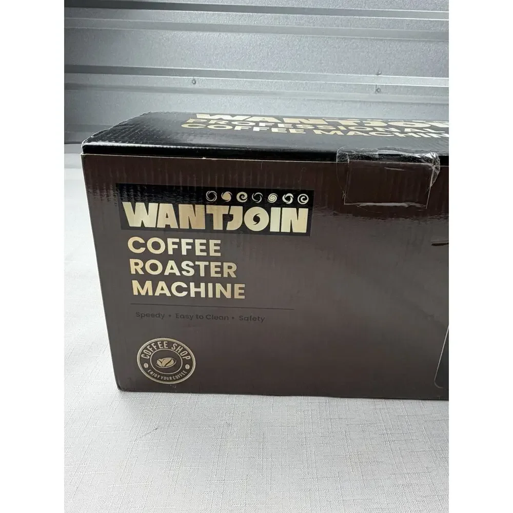 WANTJOIN Air Coffee Roaster 100g 2.35oz 1200W Programmable Display